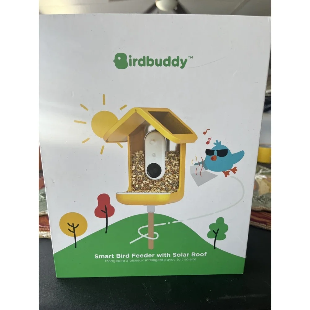 Bird Buddy Smart Bird Camera Feeder Solar Roof Smartphone Live Stream Nature